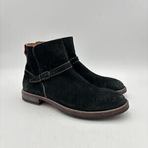 MOMA Italian Suede Leather Ankle Zip Boots Men's 44.5 US 11.5